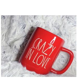 NEW Rae Dunn Crazy In Love Mug Red Valentines Day Mug